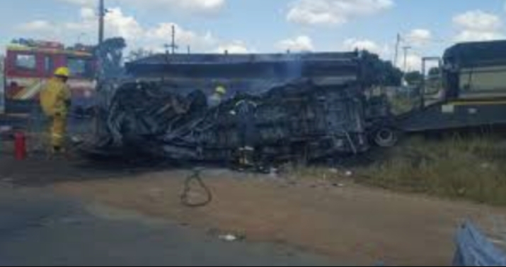 Tragedy: 12 children dead, 7 injured as school bus catches fire in ghastly accident