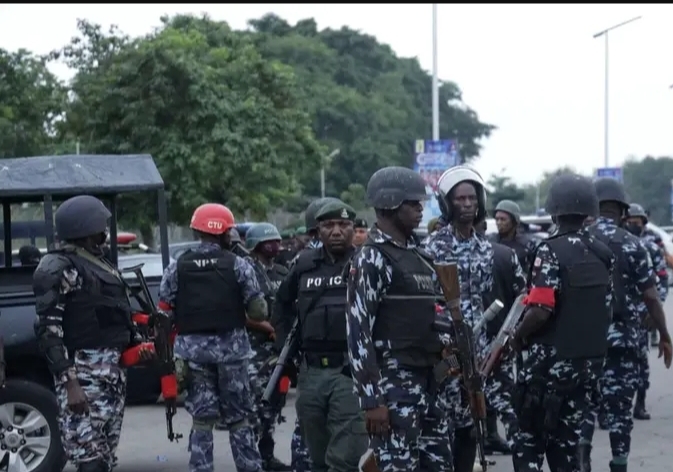 #EndBadGovernanceProtests: Protesters stand firm outside stadium amid dispute with police over location