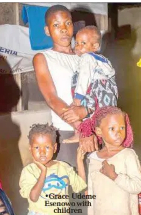 Woman, four children survived on animal feeds after husband’s lynched over potatoes