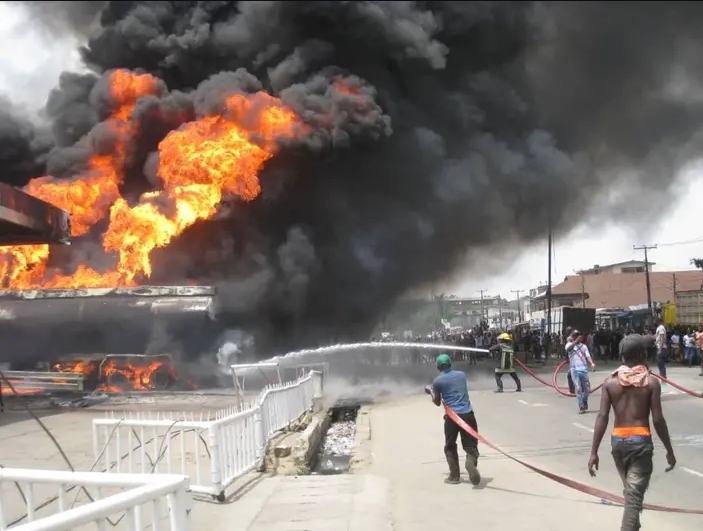 Two die, properties razed as diesel-laden tanker explodes in Delta 