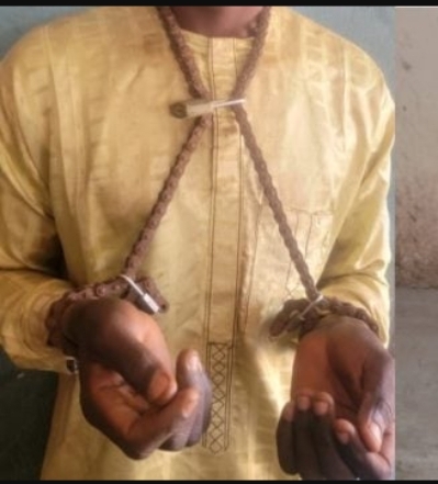 Kidnap victim rescued inside forest, chained neck and hands