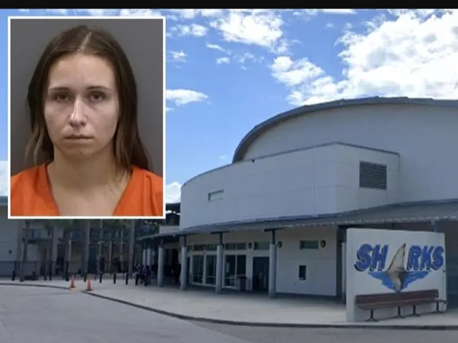 Florida high school female teacher had sex with male student in classroom hours before arrest