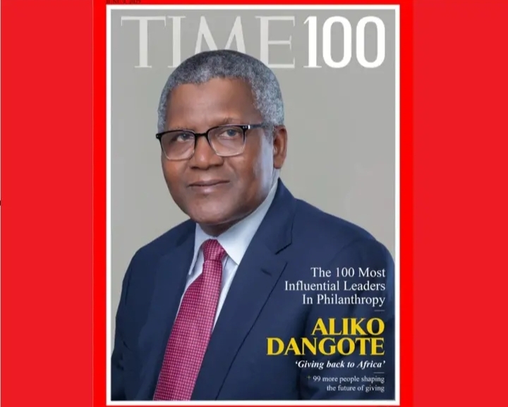 Dangote makes 2025 TIME100 Philanthropy list…Says ADF spends over N50bn yearly on ‘Giving Back to Africa’
