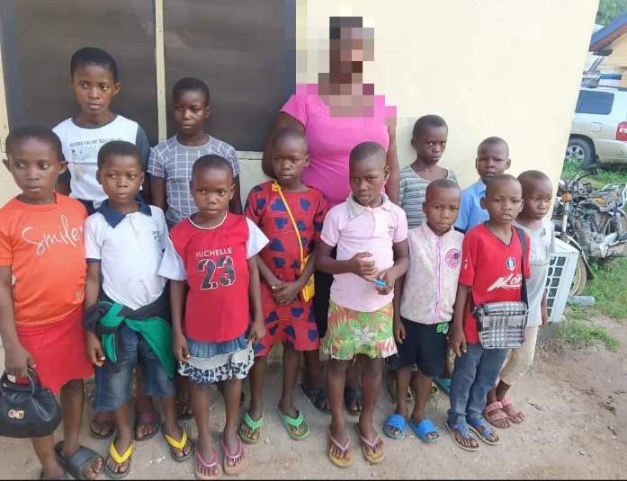 Police bust child trafficking syndicate and rescue 12 children in Imo