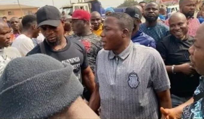Kidnapped family regains freedom after Sunday Igboho’s ultimatum,  community erupts in celebration